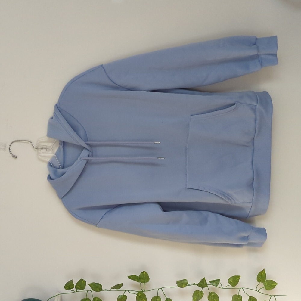 Baby blue hoodie